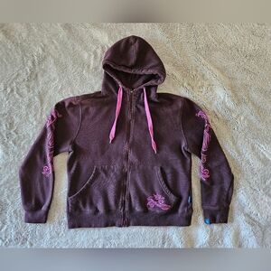 Irideon Zip Up Hoodie With Horse Details